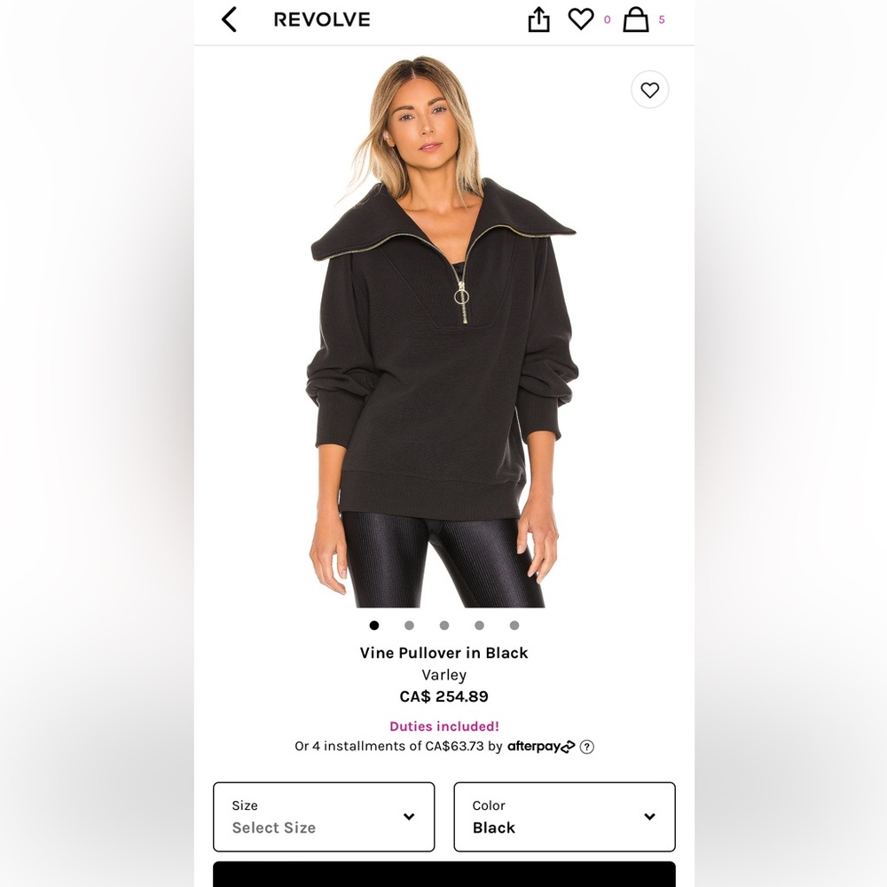 Varley Vine 1/4 Zip